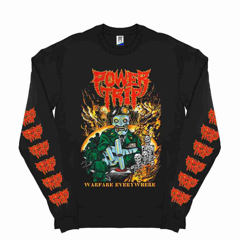 Long Sleeve Band Power Trip - Warfare Everywhere