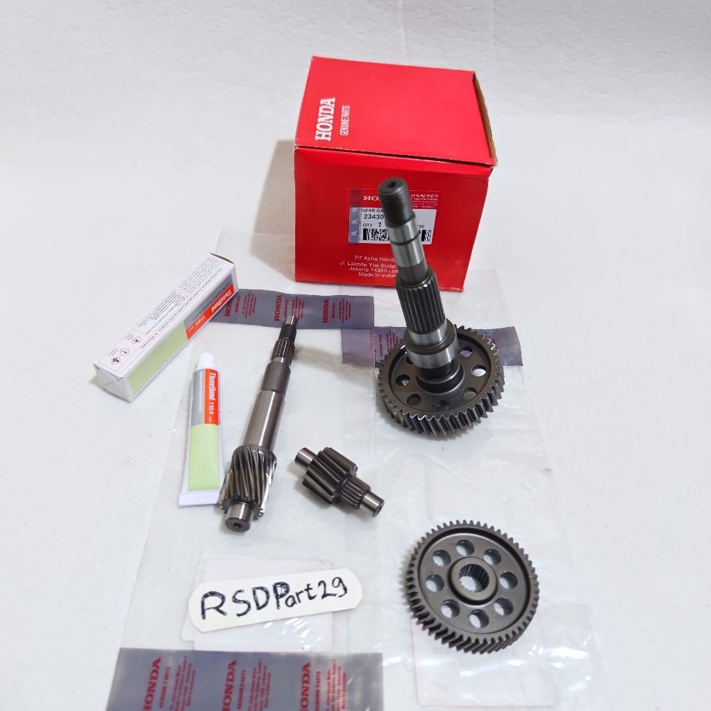 Gigi rasio Assy K59 rasio set Honda Vario 150 Fi Vario 150 New