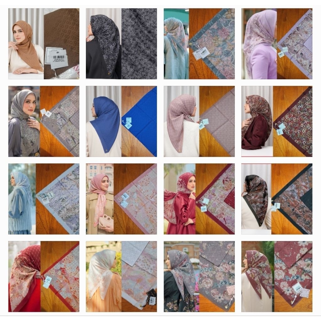 [New] Button_scarves AS IS Mukena BS, sajadah BS, Brooch, Inner, nada piano scraf