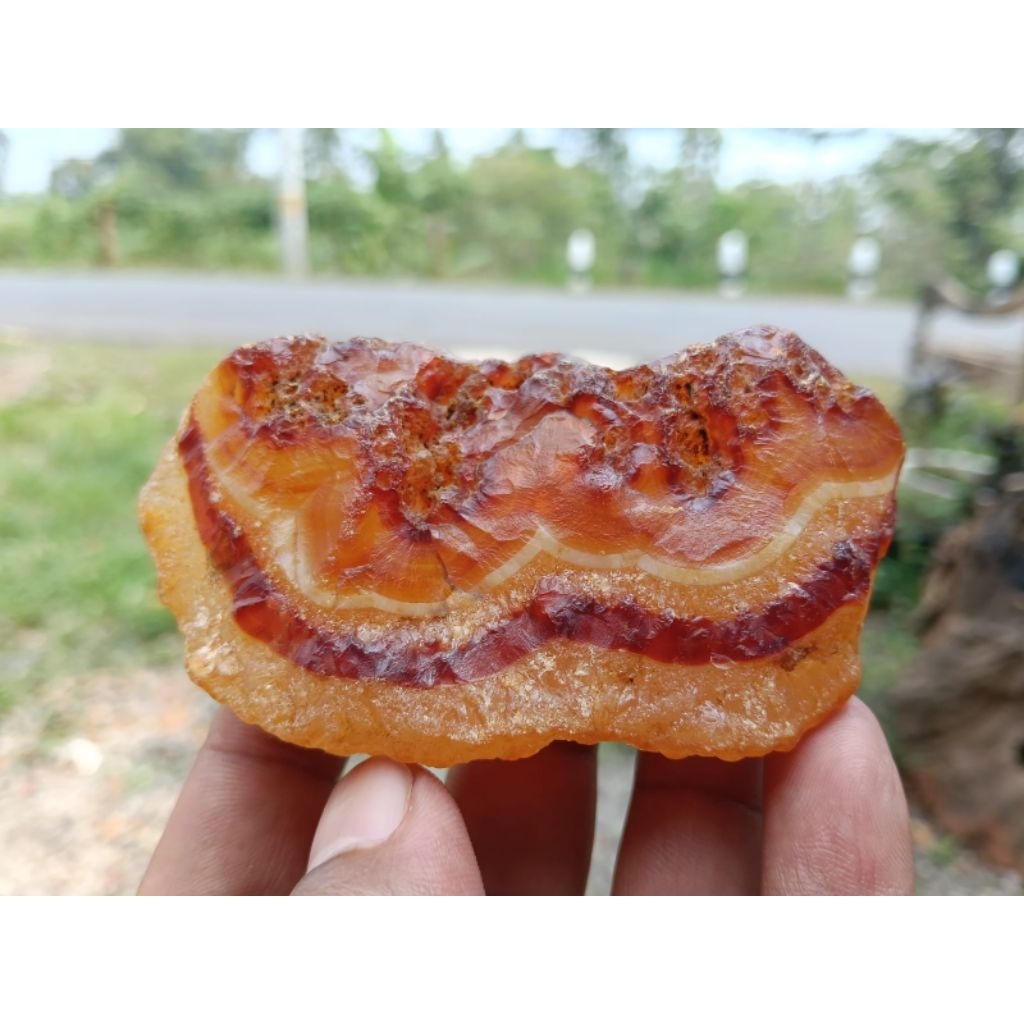 batu suiseki antik unik lapis telur kodok natural agate