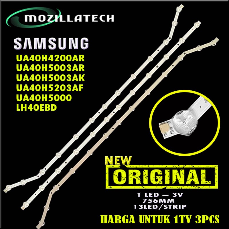 BACKLIGHT TV LED SAMSUNG UA40H4200AR UA40H5003AR UA40H5003AK UA40H5203AF UA40H5000