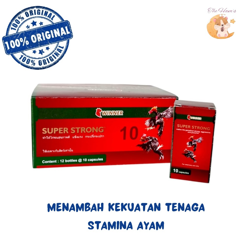 (The Ham's) Super Strong 1 botol doping ayam superstrong Vitamin Doping ayam jago Extra Power