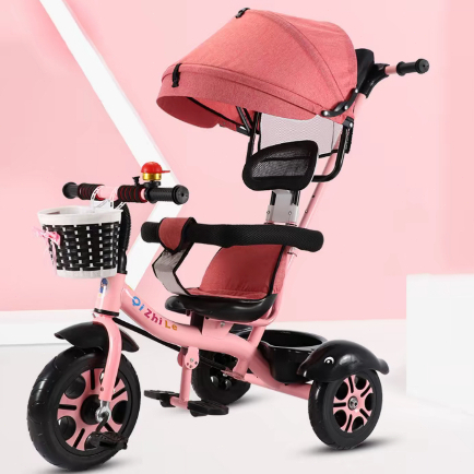 Topborn Roda Tiga Anak-anak Kereta Bayi Dapat Dilepas dan Dilipat becak  dorong