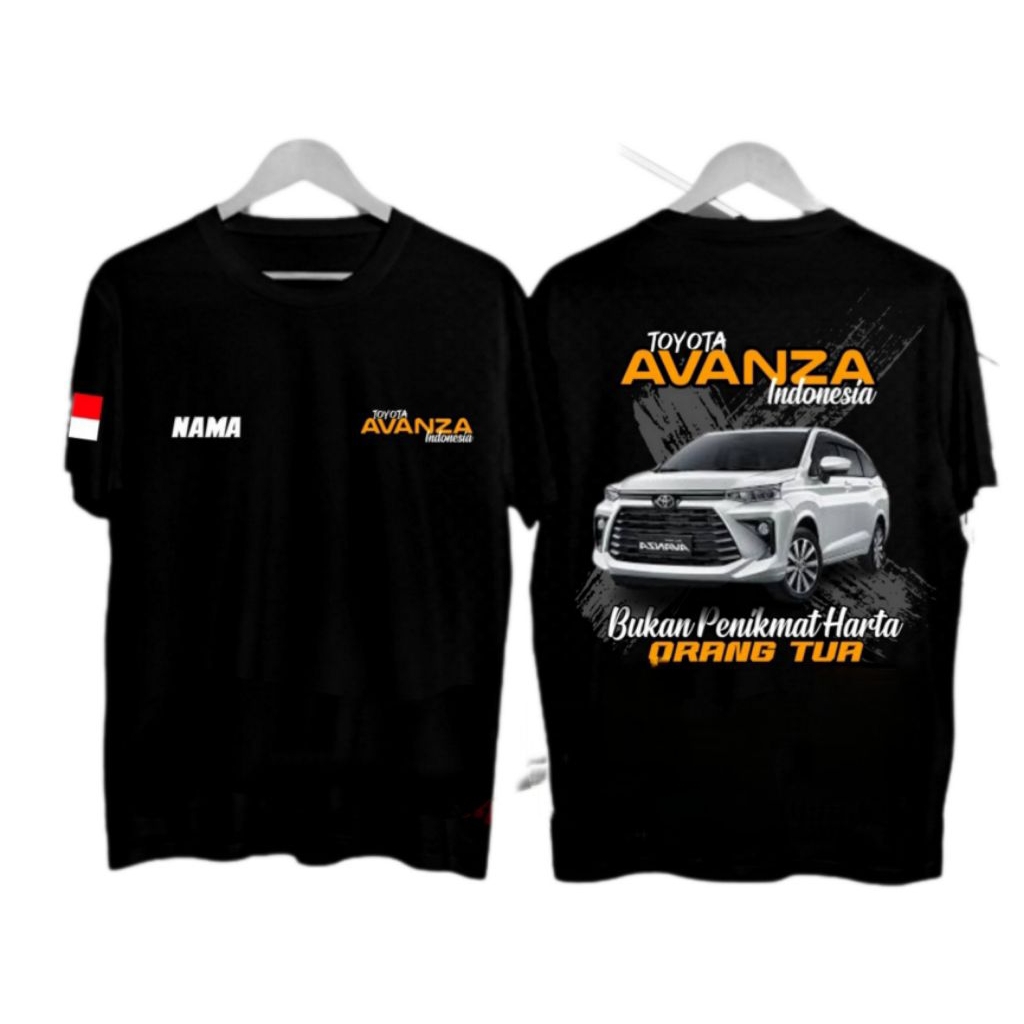 KAOS TOYOTA AVANZA INDONESIA