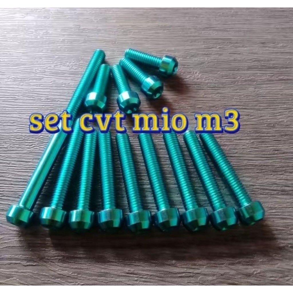 Baut Titanium Set Baut cvt mio m3 titanium original gr5