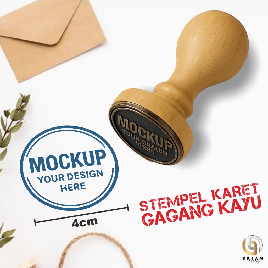 

Stempel Custom Nama / Logo Usaha / Kantor - Stempel Karet Gagang Kayu - Stempel Legalitas