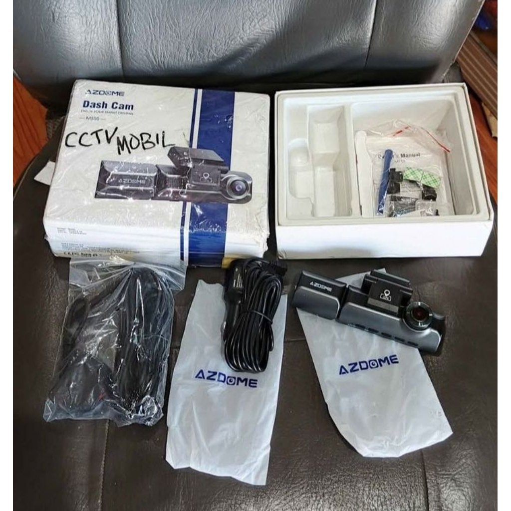 Cctv Mobil Dashcam Azdome m550 3 Kamera Wifi GPS Kamera Mobil BNOB