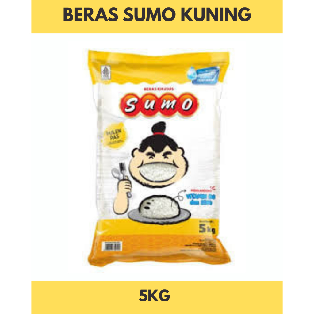 

Beras Sumo Kuning 5kg / Beras Sumo Kuning Pulen kemasan 5kg