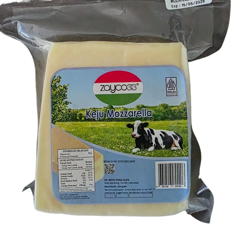 

OLDENBURGER CHEESE KEJU MOZARELLA 250Gr KEMASAN BARU ZAYCO