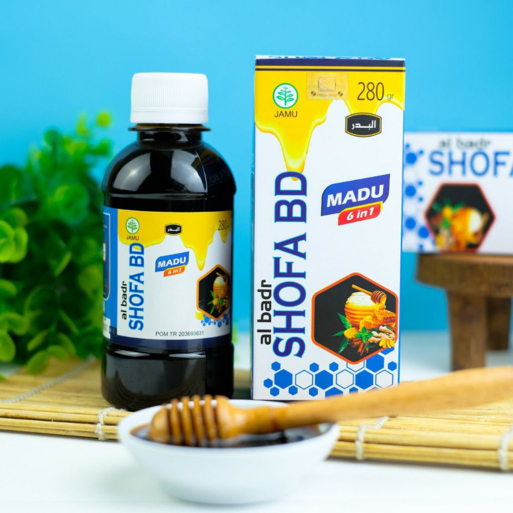 

Madu Shofa BD 6 in 1 Al Badr / Membantu Meredakan Demam, Batuk Kering, Radang Tenggorokan dan Meredakan Panas Dalam