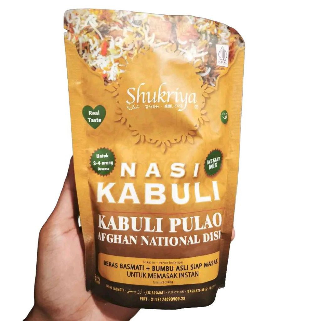 

shukriya beras basmati instan mix nasi kebuli pulao 250 gram