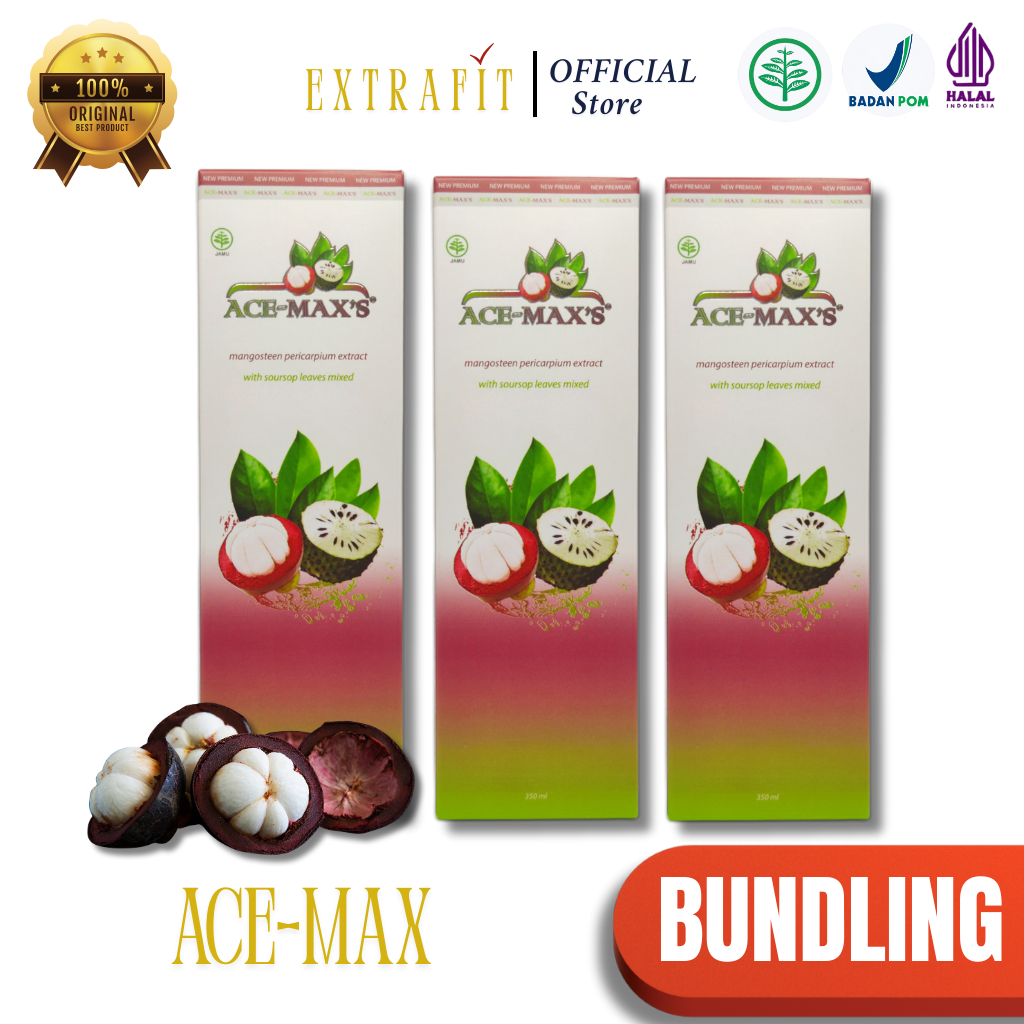 

Ace-max Jus Ekstrak Kulit Manggis Paket Bundling 3 Botol