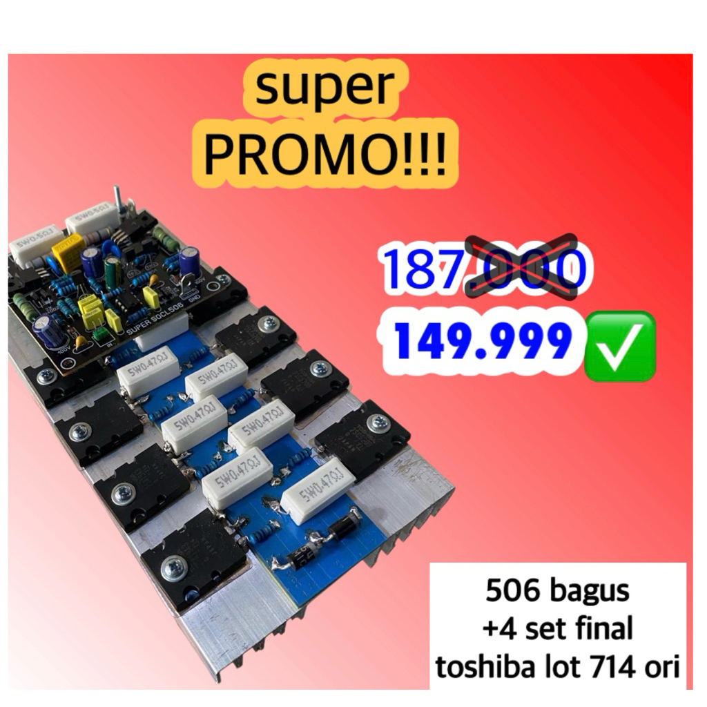 driver socl 506+final 2 set+ pendingin siap pakai