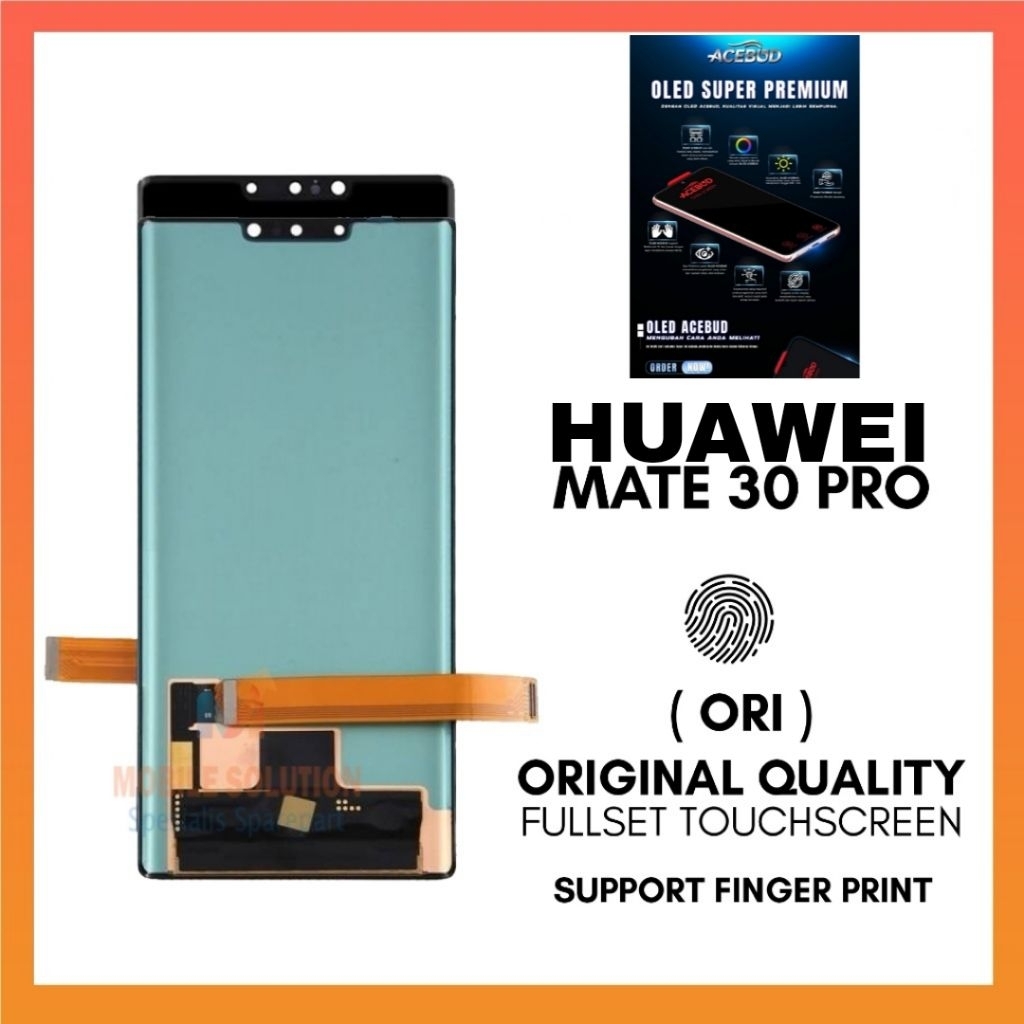 LCD HUAWEI MATE 30 PRO ORIGINAL (Acebud) layar huawei mate 30 pro ori oled bisa fingerprint