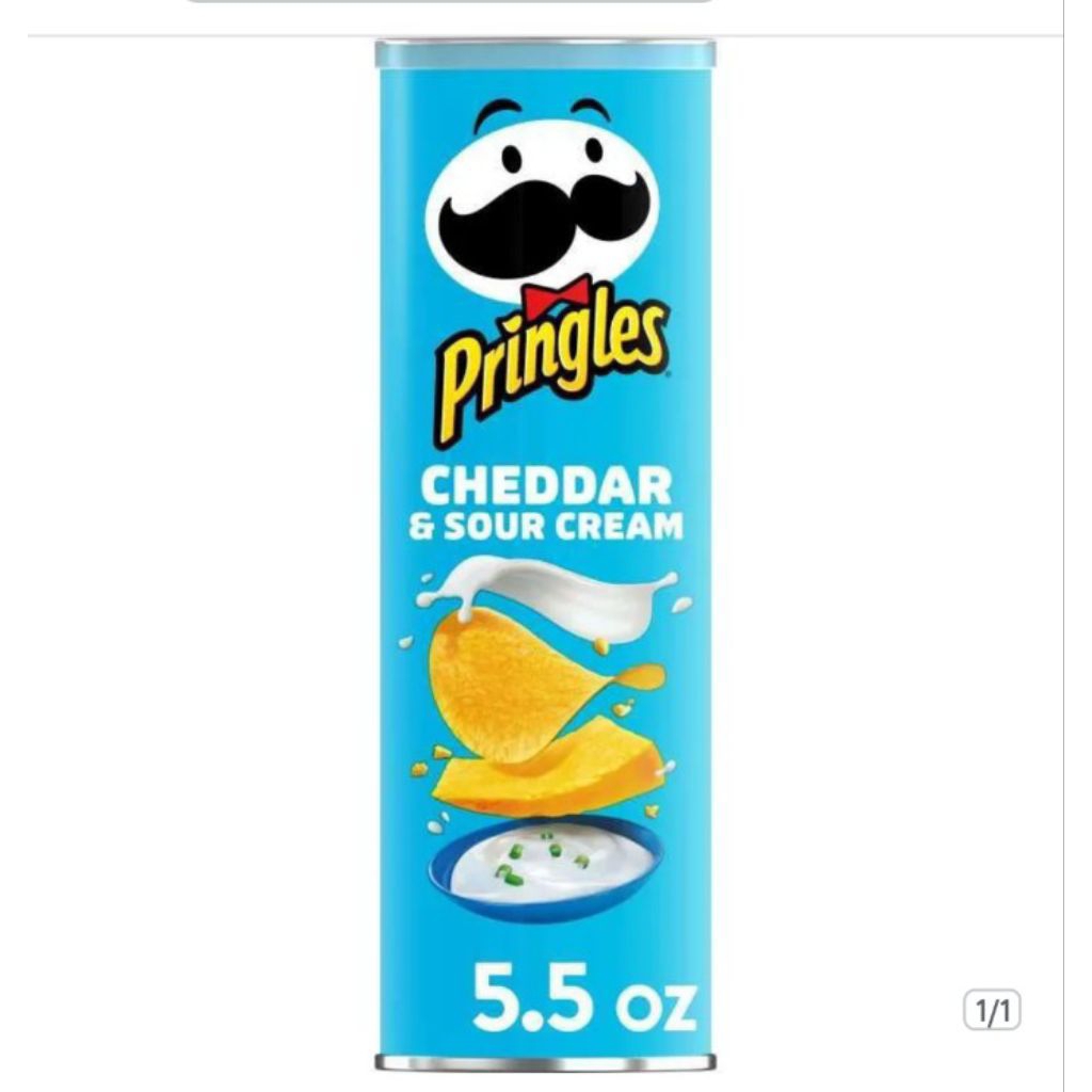 

pringles cheddar & sour cream 55.5 oz import