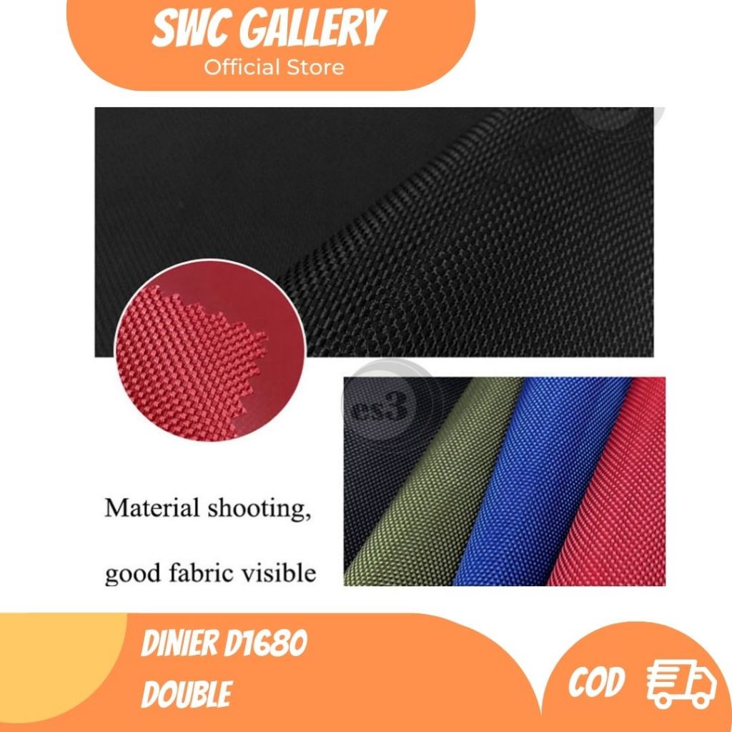 1 Roll Kain D1680 Single Bahan Tas Meteran Waterproof Super Tebal Untuk Tas Dan Tenda Anti Air  Huja