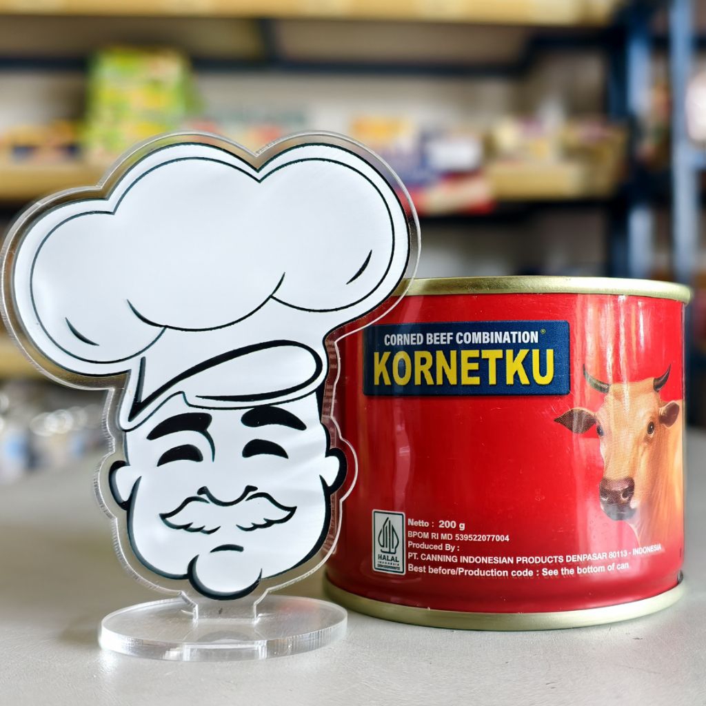 

Kornetku Corned Beef 200Gr / Kornet Sapi Kornetku 200Gr / Daging Kornet Sapi Kornetku 200Gr