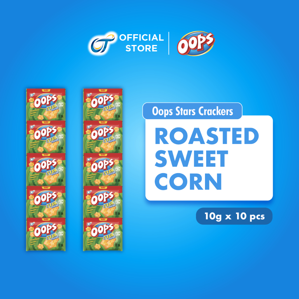 

Oops Star Roasted Sweet Corn 10GR - [1 Renceng Isi 10 Pcs]