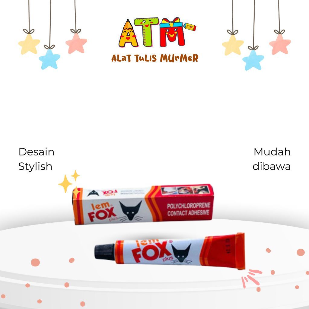 

Lem/Perekat/Glue/Lem Plus Fox 20gr