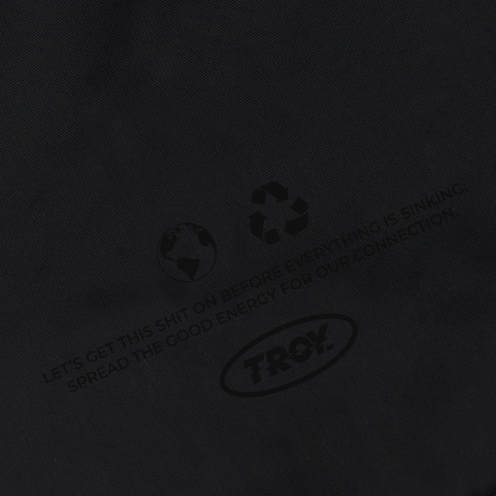 Troy Company Totebag Black Wild Soul - Tas Tote bag Hitam TB 3293