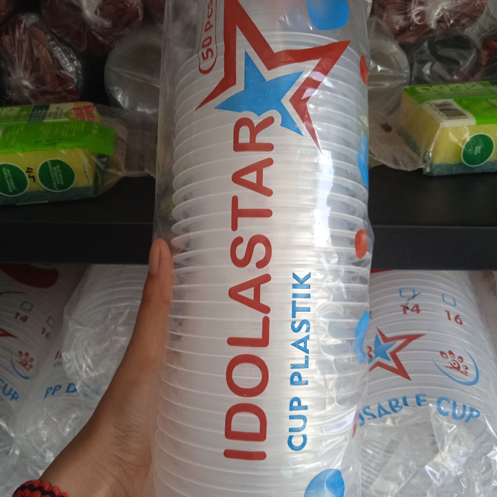 cup plastik idolastar 12