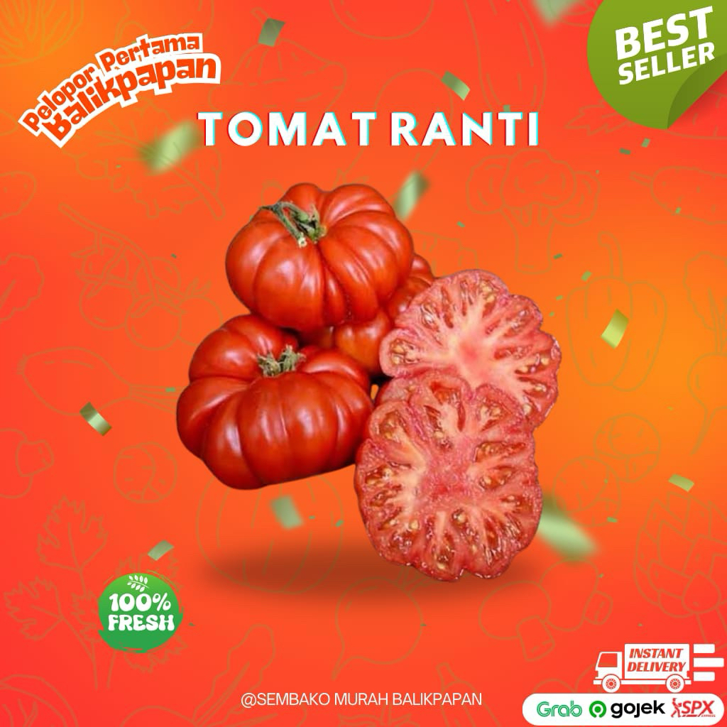 

Tomat ranti / tomat keriting segar