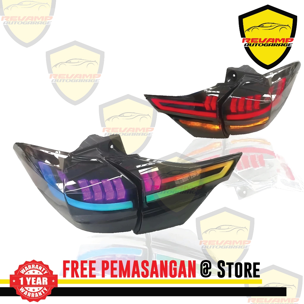 Stoplamp Rush 2018 Stoplamp Terios 2018 Stoplamp RGB Rush Stoplamp Rush Welcome LED RGB welcome ligh