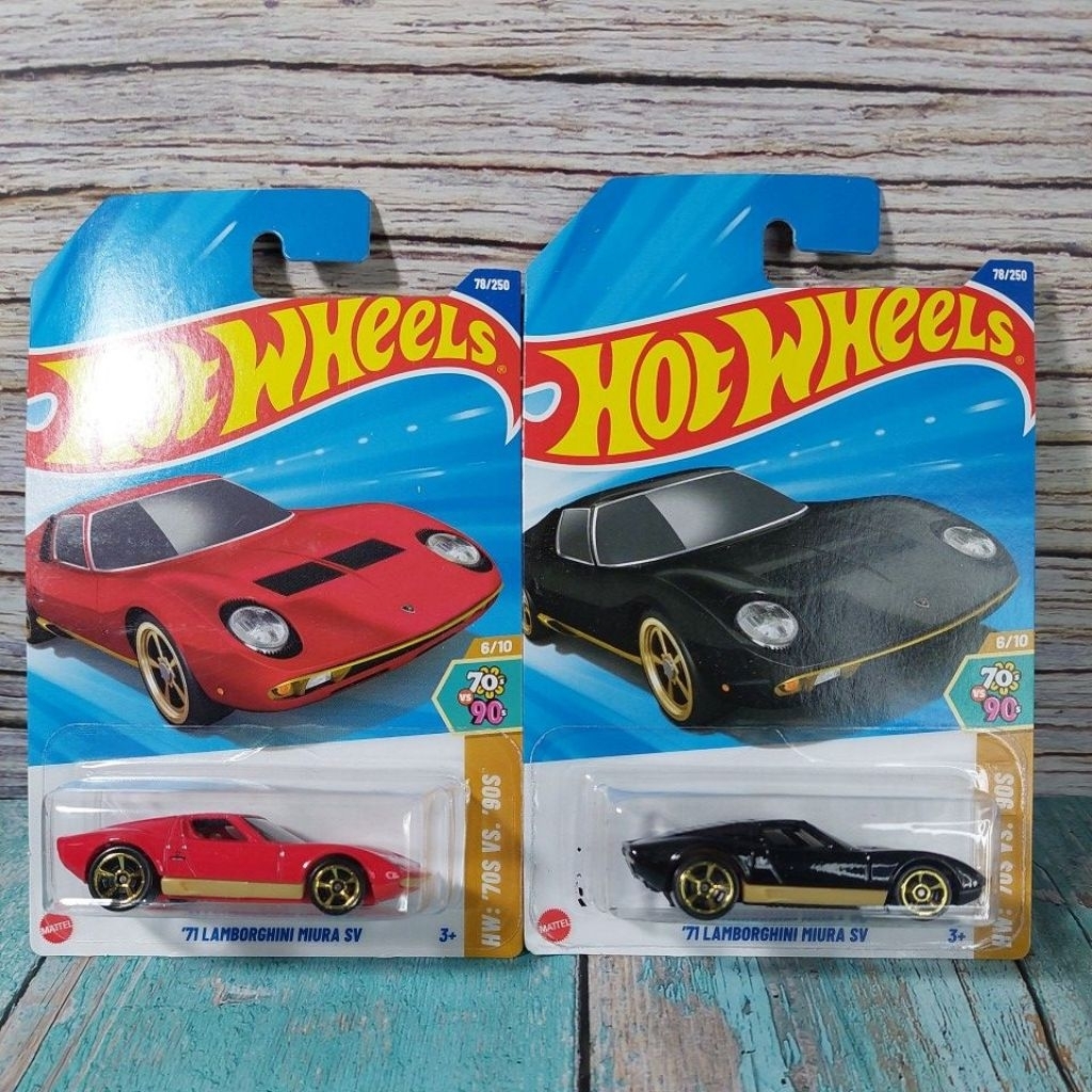 Hot Wheels 71 Lamborghini Miura SV