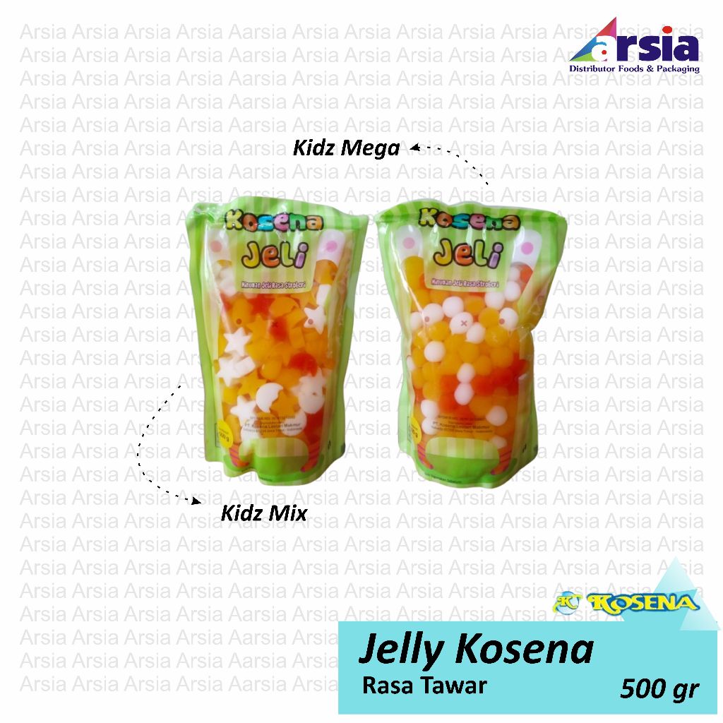 

Jelly KOSENA - Kidz Mix / Kidz Mega Bulat besar / 500 gr / Minuman (arsiapackaging)