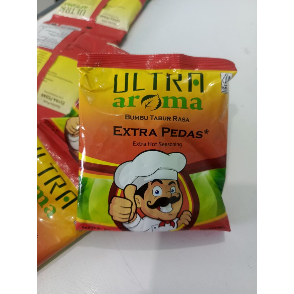 

bumbu tabur ultra aroma EXTRA PEDAS 100gr