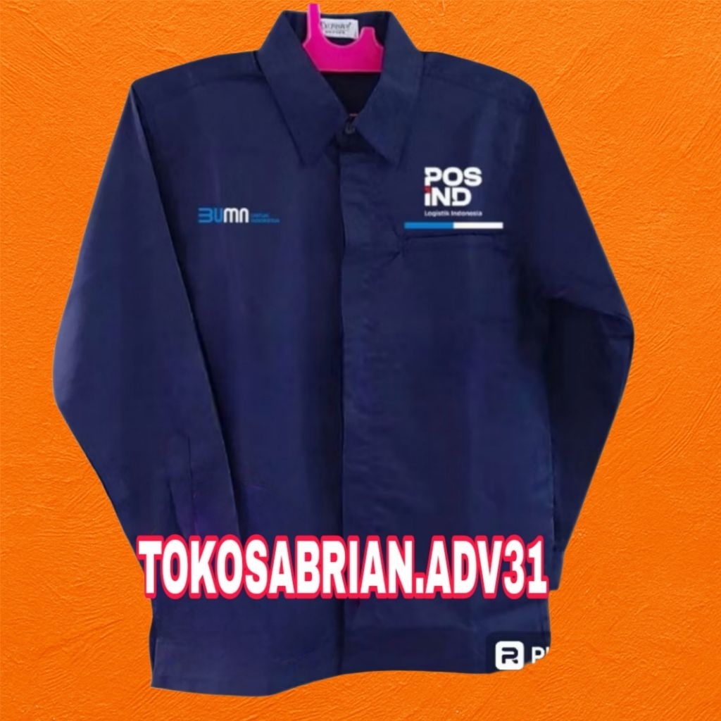 Kemeja BUMN Pos Indonesia, Baju Pos Seragam Pos