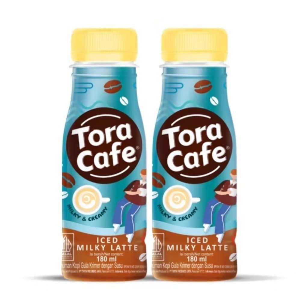 

2026 Toracafe Iced Milky Latte + Bubblewrap 1 Dus 12pcs Kopi Botol Mayora