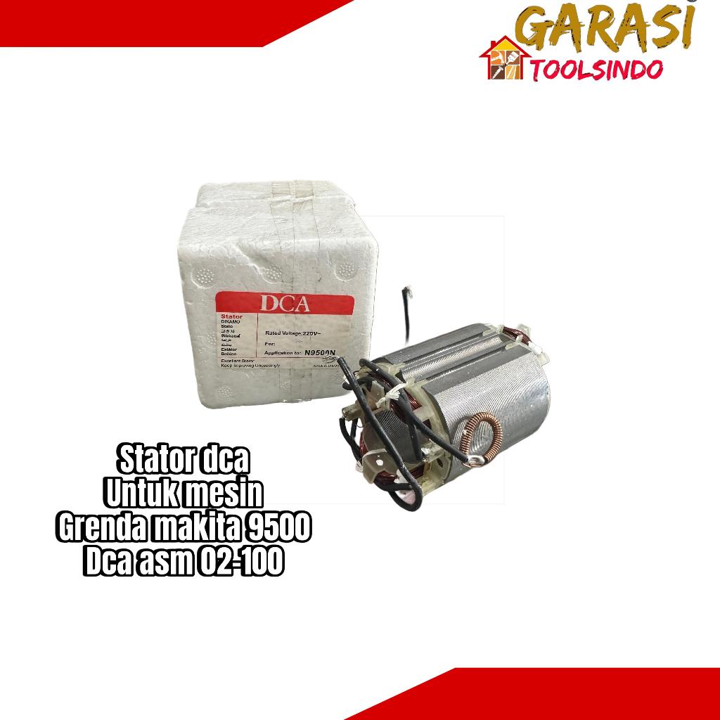 DCA stator mesin gerinda makita 9500 dca asm 02-100 rumah armature grenda 4 inch