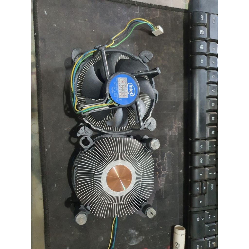 fan heatsink original tembaga socket 1156,1155,1150,1151. normal