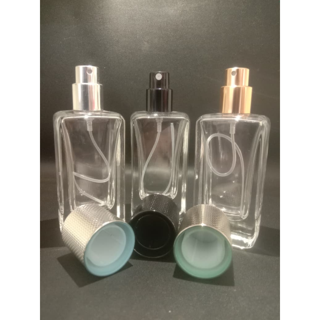 Botol parfum V32652 30ml easypump+Ring+Tutup corak bintik per pcs/satuan