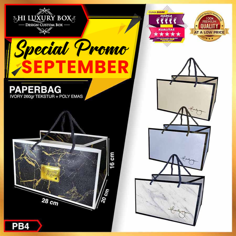 

Paper Bag|Polos|Souvenir|Murah|Kantong Kertas|Goodie Bag|Premium|PB4