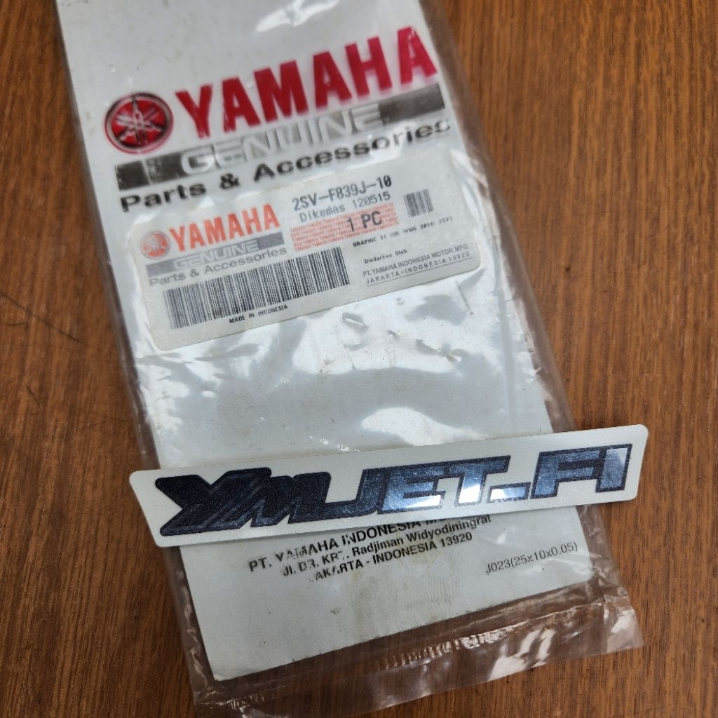 striping sticker YMJET-F1 yamaha aerox 2sv-F839j-10 original