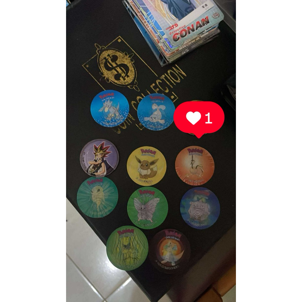 Tazos pokemon yugioh mix 10pcs