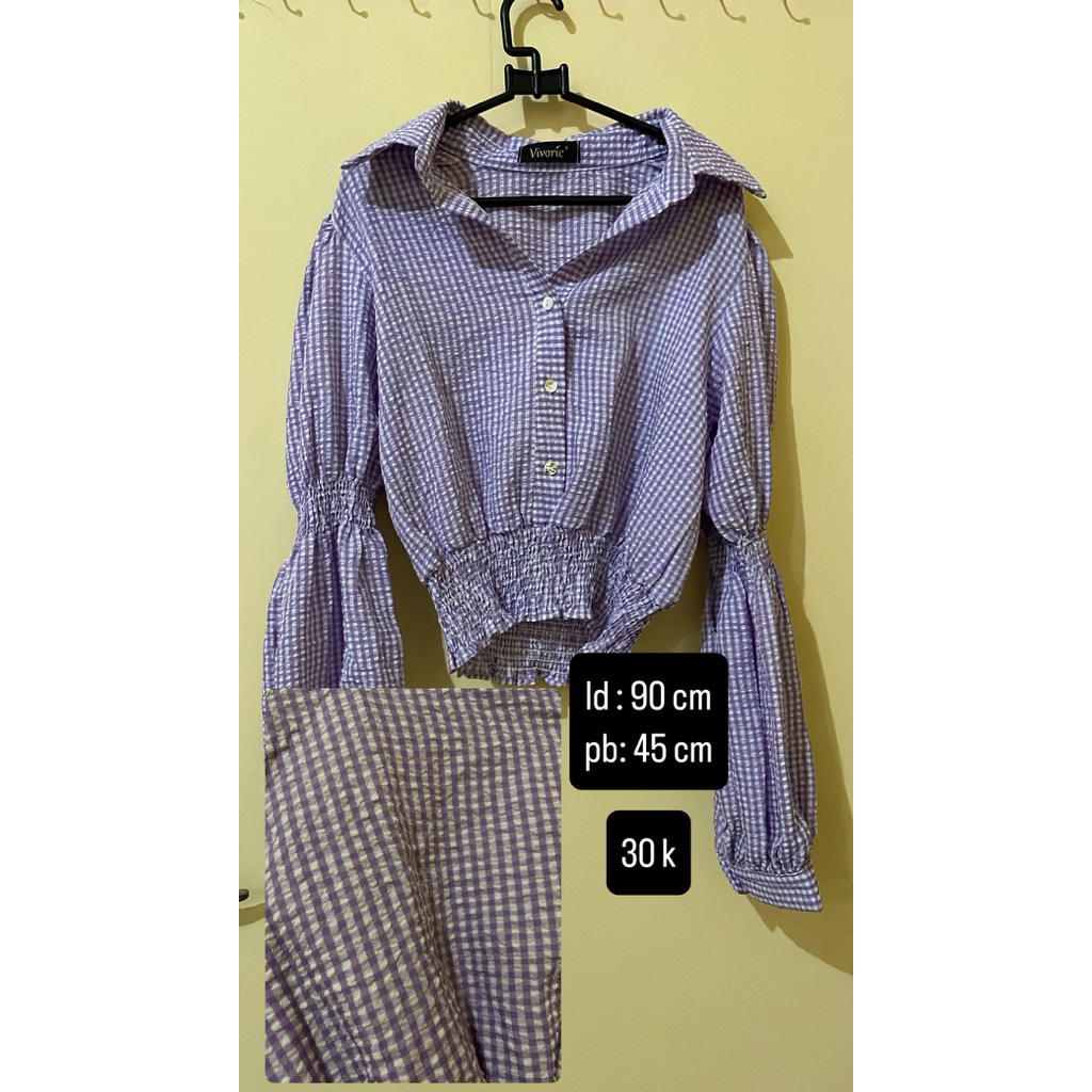 blouse lilac