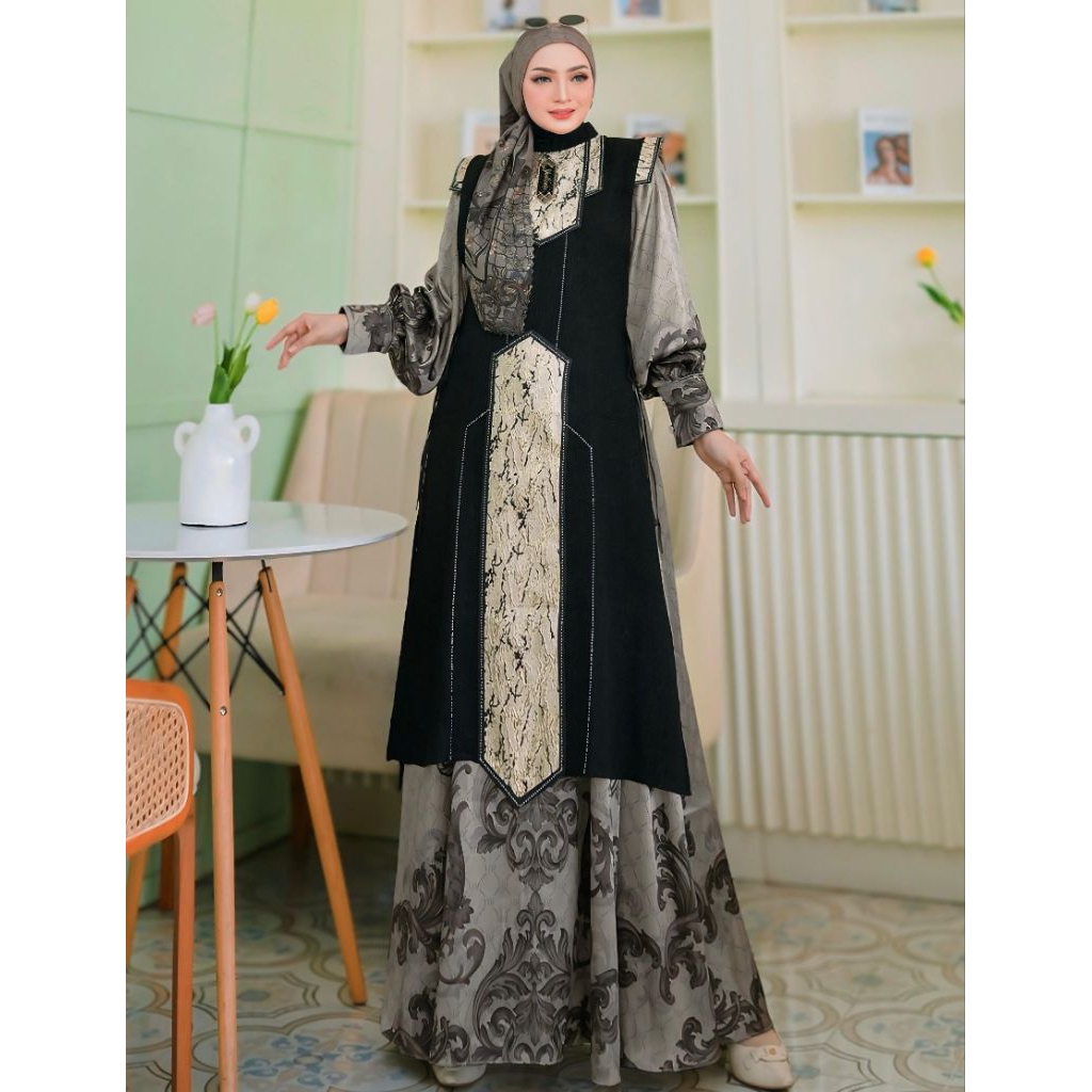 Gamis Syari Premium Ismara Series By Yodizen / Gamis Syari Kekinian / Gamis Syari Mewah / Gamis Syar