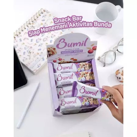 

Bumil Granola Bar Rasa Yoghurt Berry