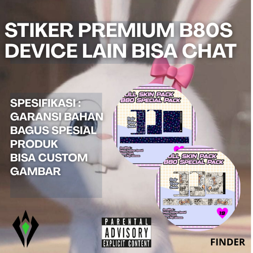 

stiker kertas label b80 aesthetic