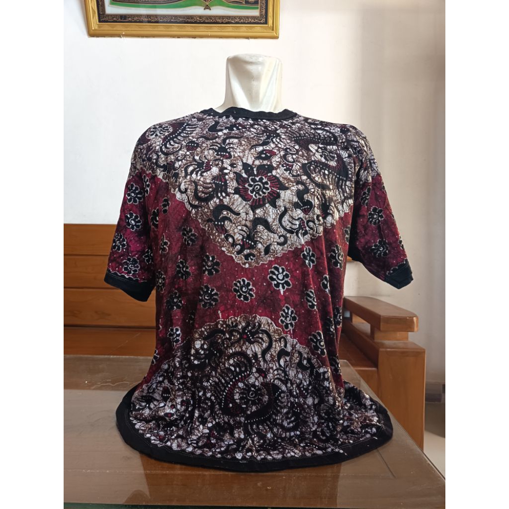 kaos oblong batik Tuban Jumbo
