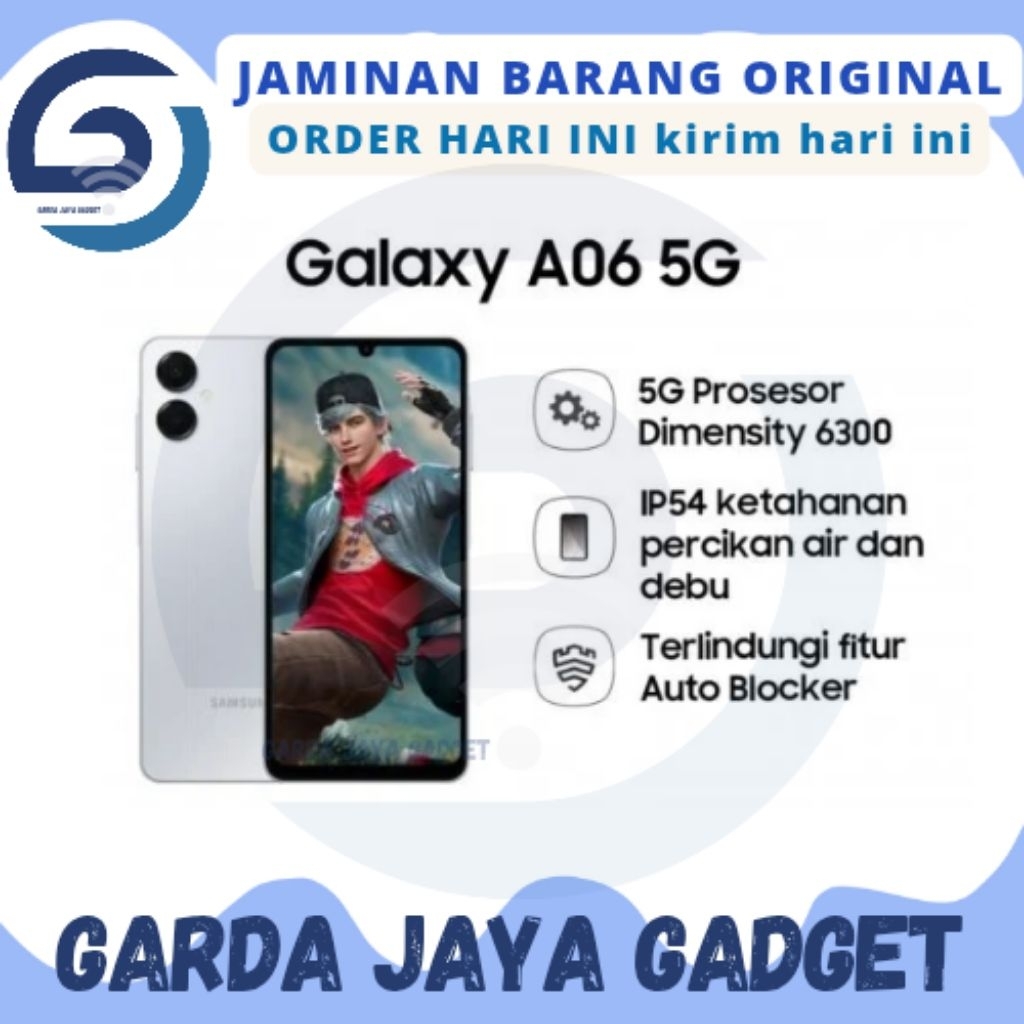 SAMSUNG A06 5G RAM 6/128 - GARANSI RESMI