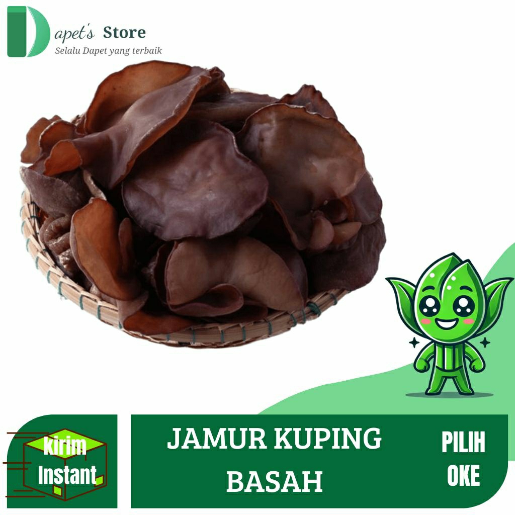 

Jamur Kuping Basah Segar Jamur Kuping Fresh Mushroom Fresh - Dapet'S Store