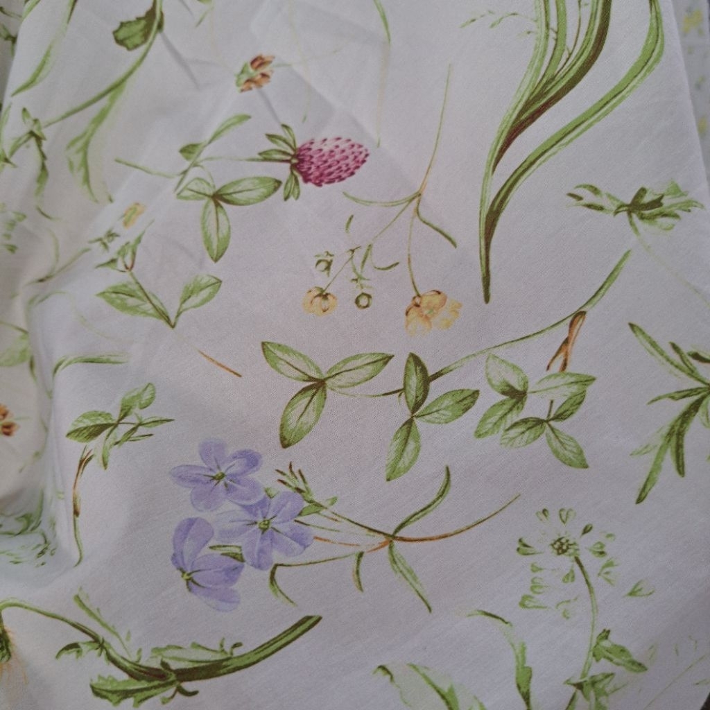 kain katun poplin motif salur - kain poplin motif bunga - kain katun poplin premium - kain poplin rd