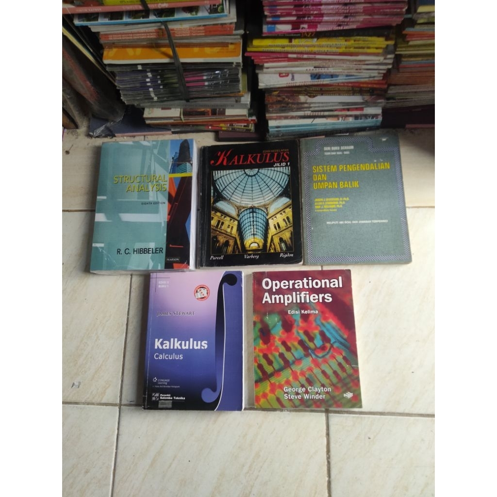 Buku Teknik, Kalkulus - Listrik - Mesin; STRUCTURAL ANALYSIS, OPERATIONAL AMPLIFIERS, A Text  Book o