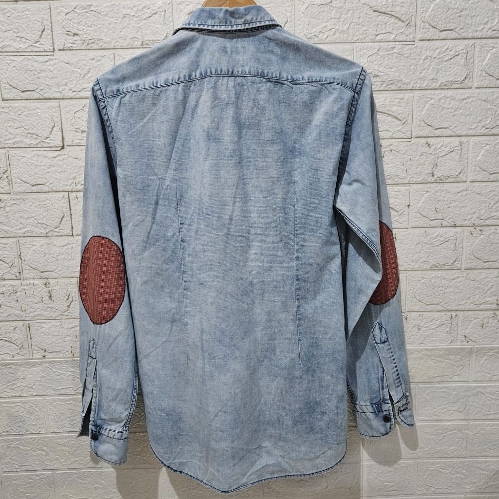 ZARAMAN SHIRT DENIM WASH #preloved