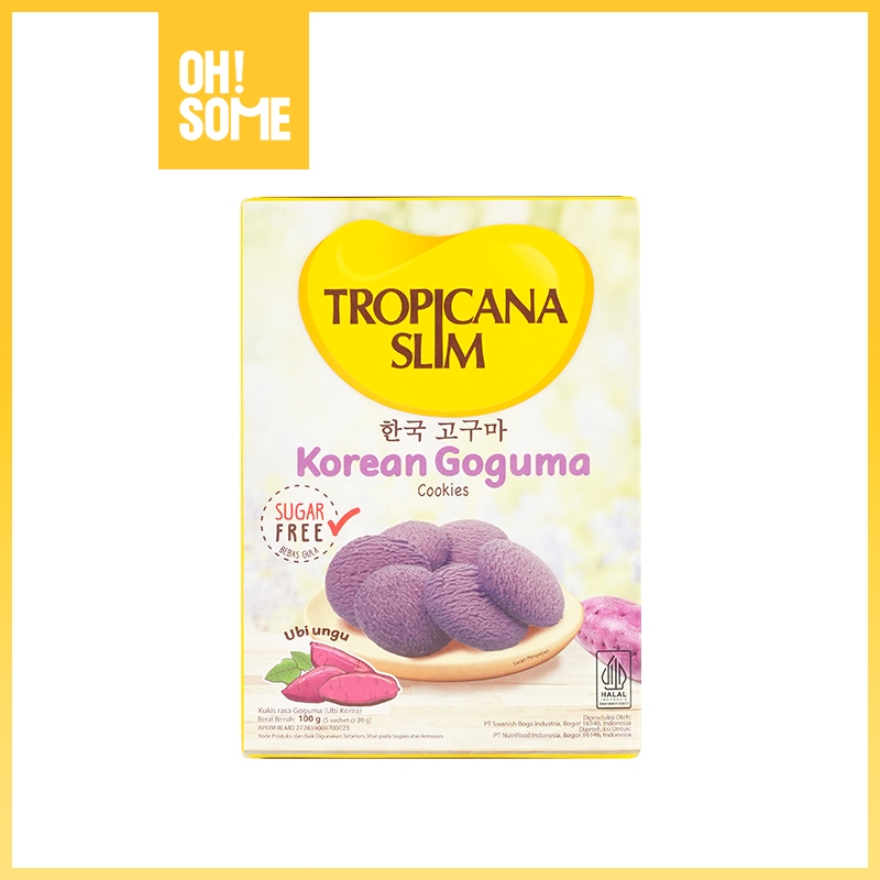 

OHSOME - Tropicana Slim Cookies Korean Goguma Biskuit Rendah Gula Rasa Ubi Ungi