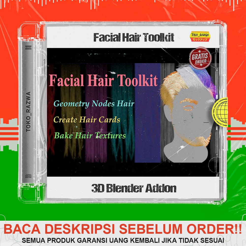 3D Blender - Facial Hair Toolkit v2 - 020925